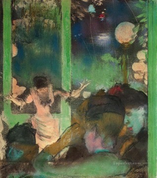 Edgar Degas Painting - at the cafe des ambassadeurs Edgar Degas